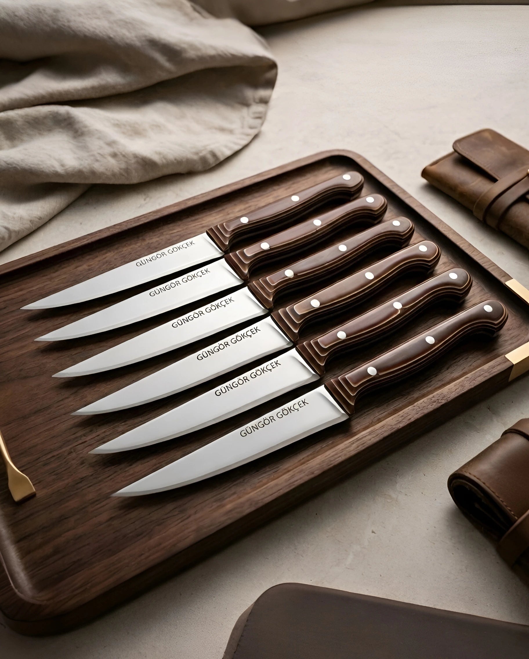 6 adet premium meyve bıçağı seti