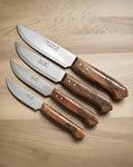 4 adet mutfak bıçağı seti ahşap kabza 