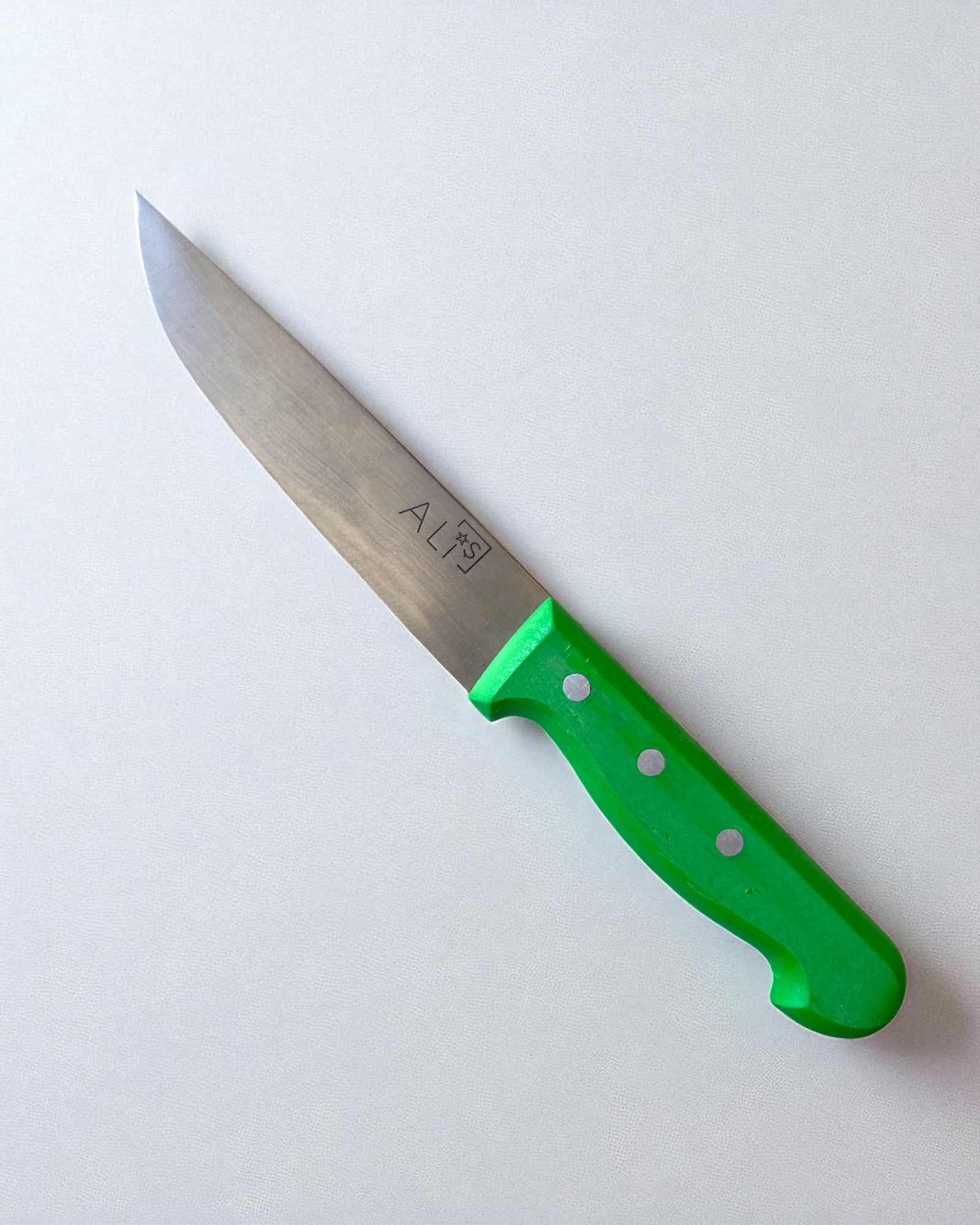 Kasap Bıçağı Ali Umuş, 35 cm Fransız T7 Çelik - Yeşil