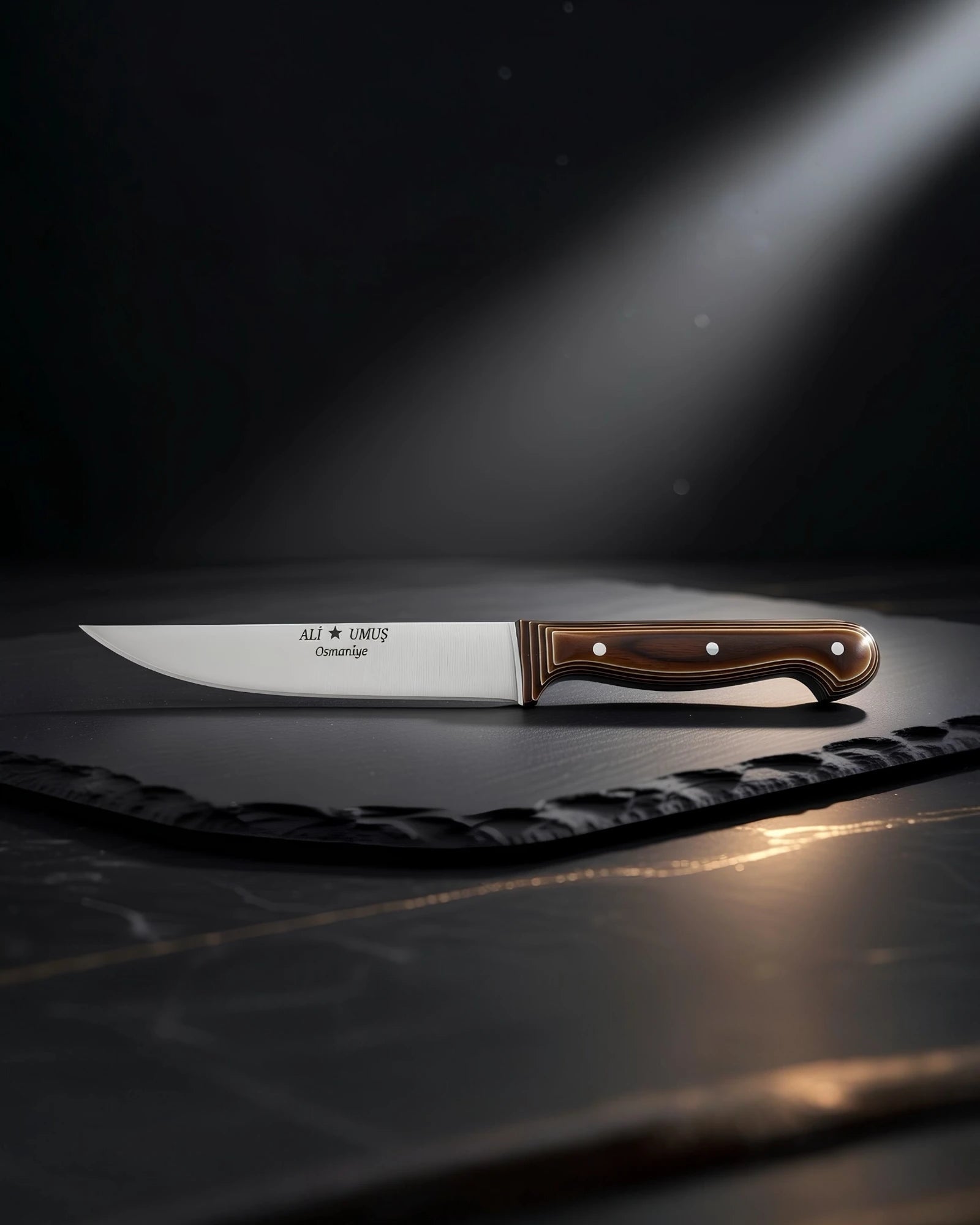 Kurban Bıçağı Ali Umuş Premium, 33 cm 4116 Alman Çelik-2