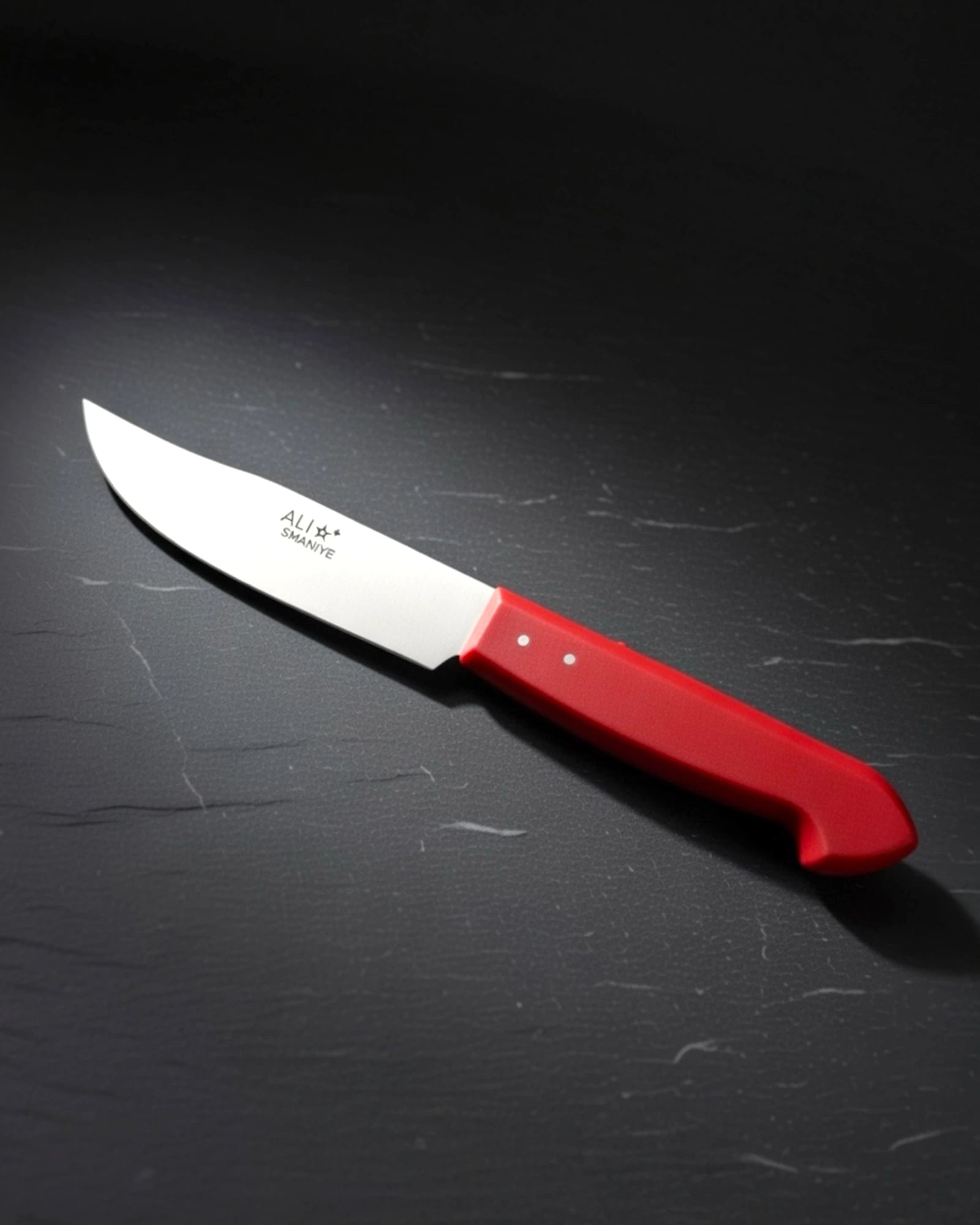 Mutfak Bıçağı Ali Umuş 24 cm, Paslanmaz Çelik - Kırmızı Kabza